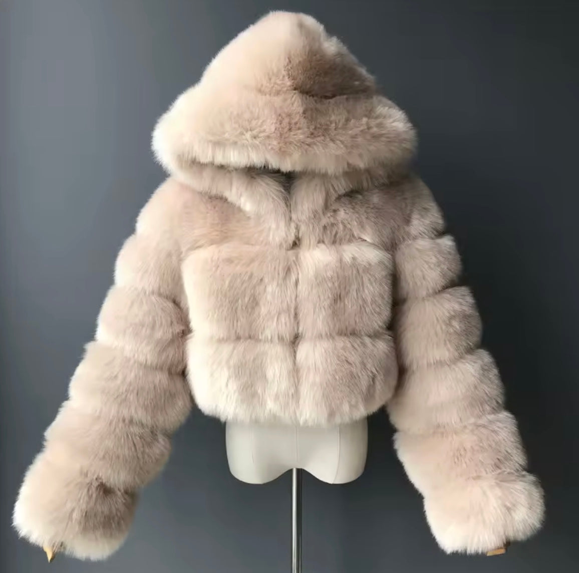 Faux fur jacket