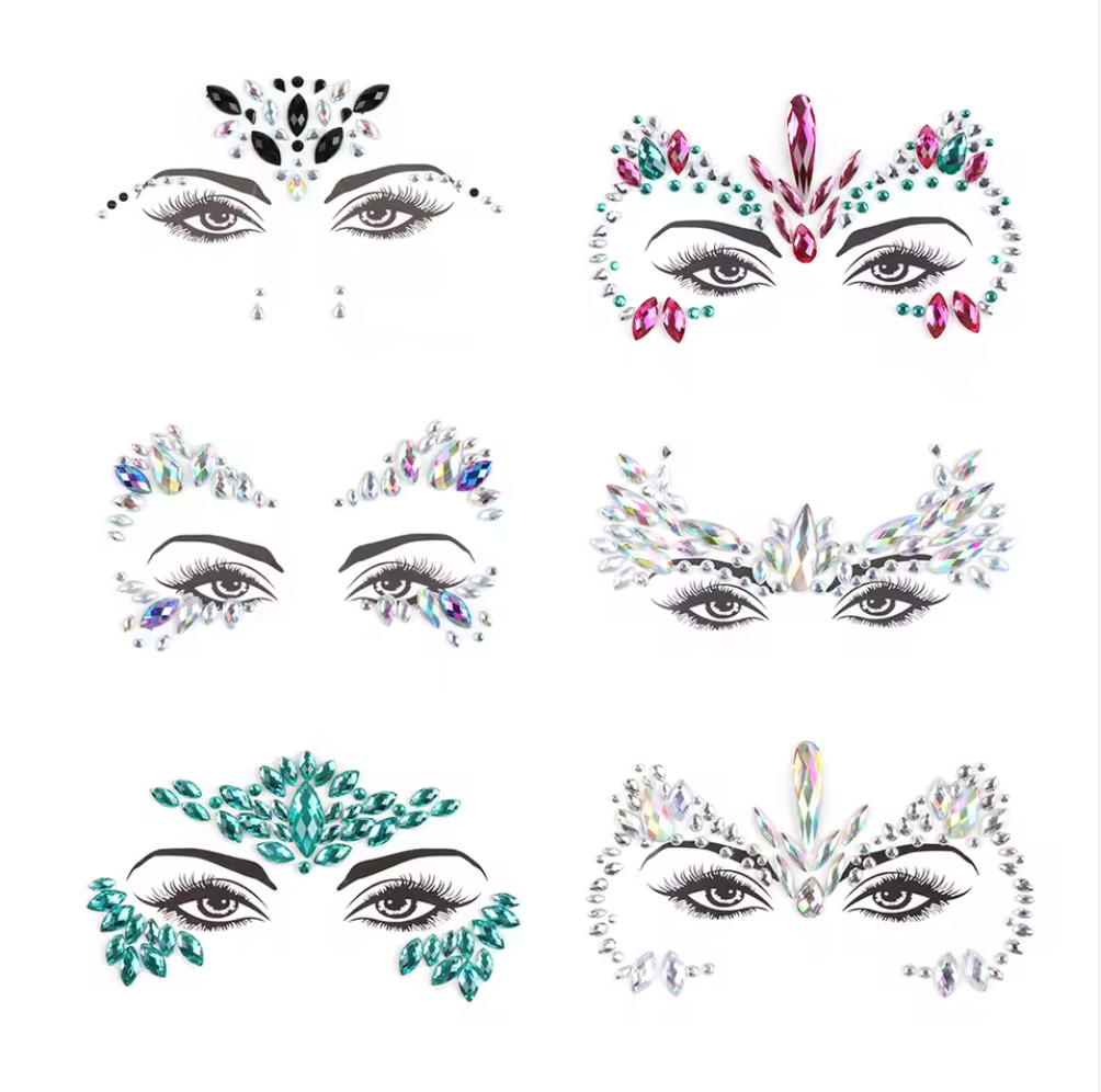 Party Face sticker  MN:- LT018