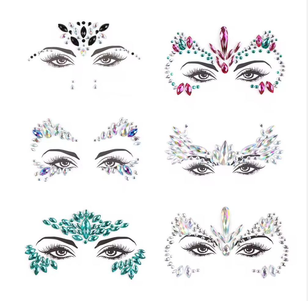 Party Face sticker  MN LT003