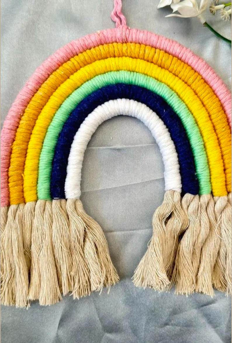Rainbow wall hangings