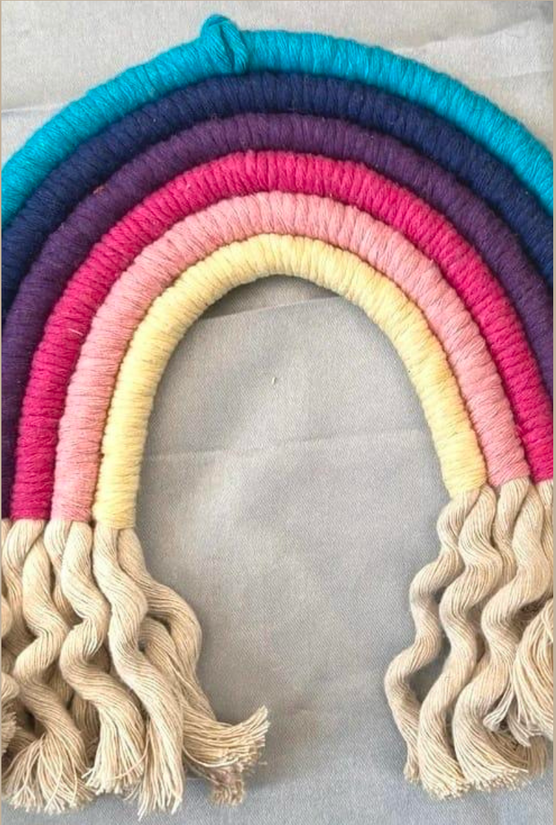 Rainbow wall hangings
