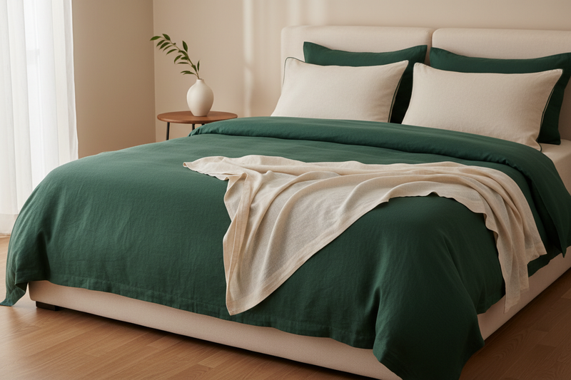 linen blend bedsheet